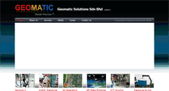 Desktop Screenshot of geomatic.com.my