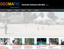 Tablet Screenshot of geomatic.com.my